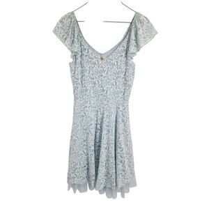Disney Cinderella Women’s Light Blue Fit & Flare Dress Size Medium M
